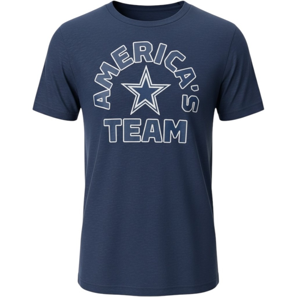 NFL Dallas Cowboys AMERICAS TEAM Blue Performance Mens Tee Shirt XL NEW